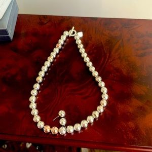 Necklace and earrings